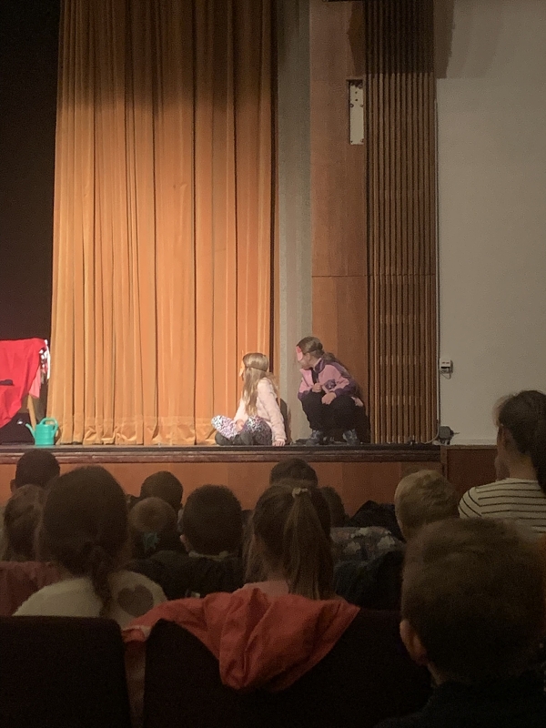 Děti z MŠ Pohádka v divadle