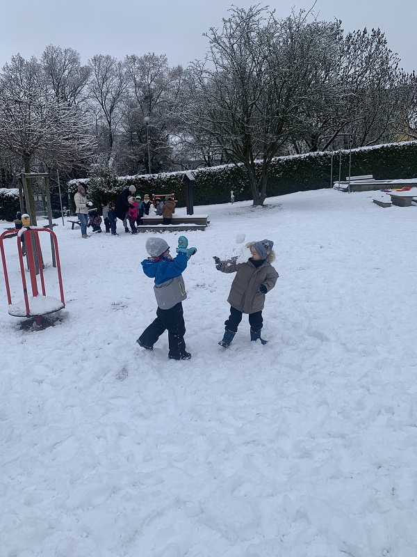 Hrátky na sněhu - Kočičky