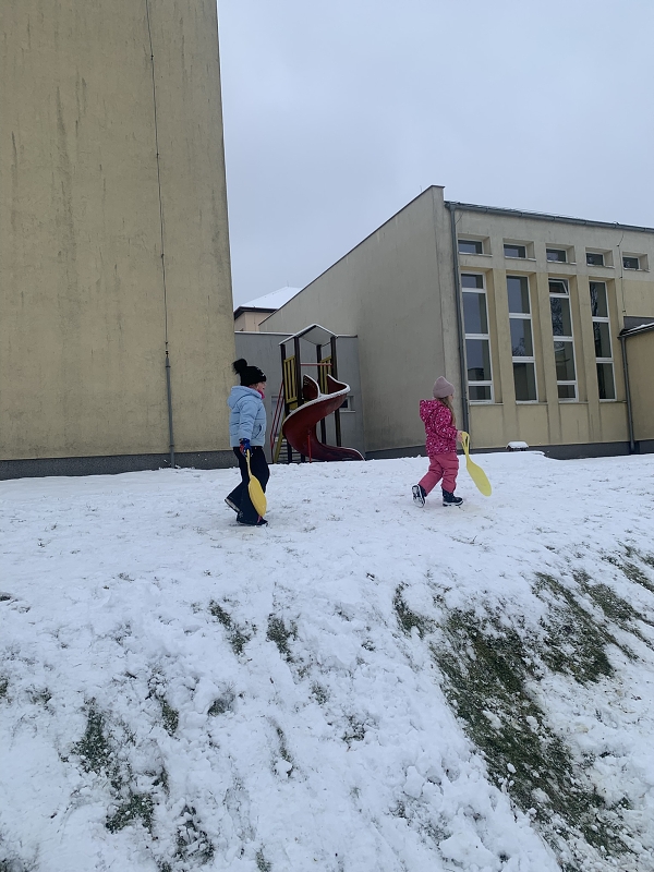 Hrátky na sněhu - Kočičky