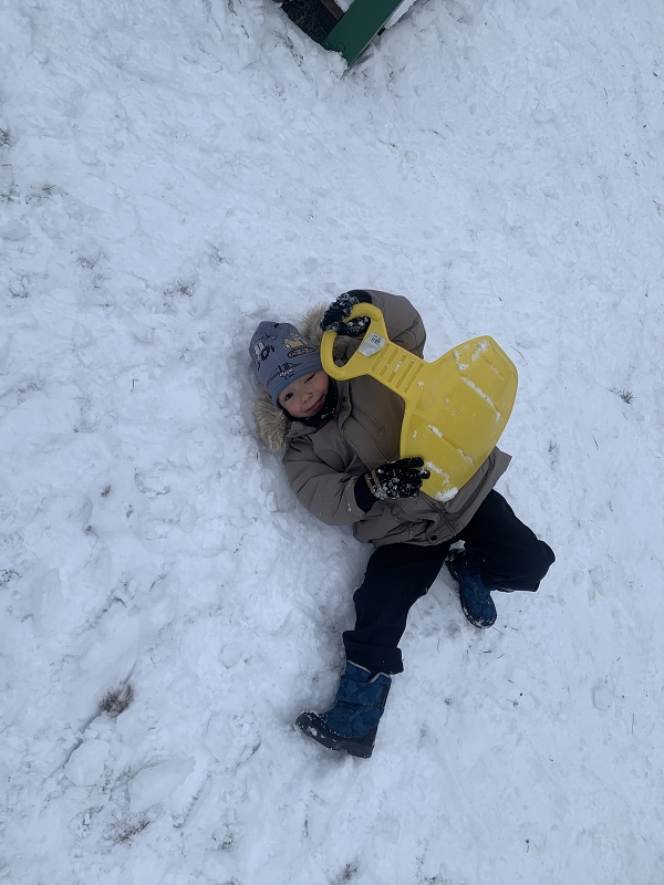 Hrátky na sněhu - Kočičky