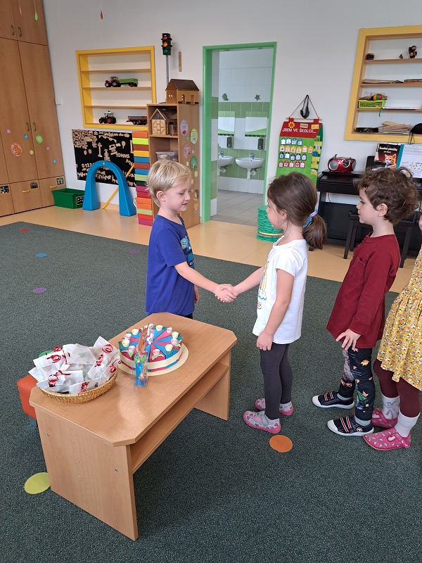 Oslavy ve třídě Veverek