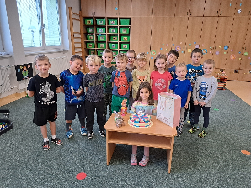 Oslavy ve třídě Veverek