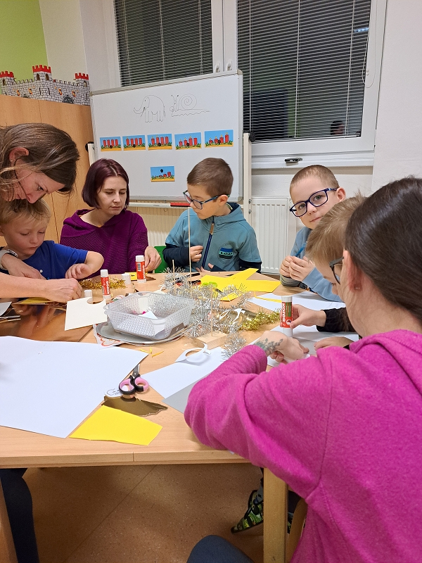 Adventní tvoření ve Veverkách