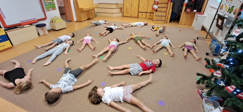 Vánoční cvičení v Opičkách