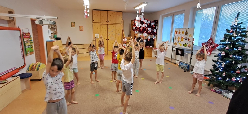 Vánoční cvičení v Opičkách