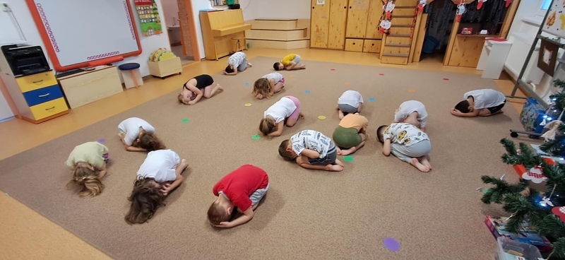 Vánoční cvičení v Opičkách