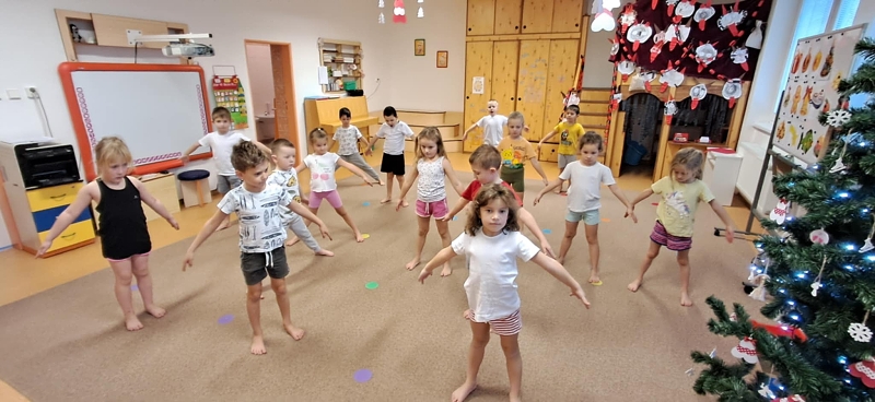 Vánoční cvičení v Opičkách