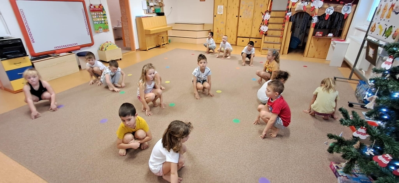 Vánoční cvičení v Opičkách