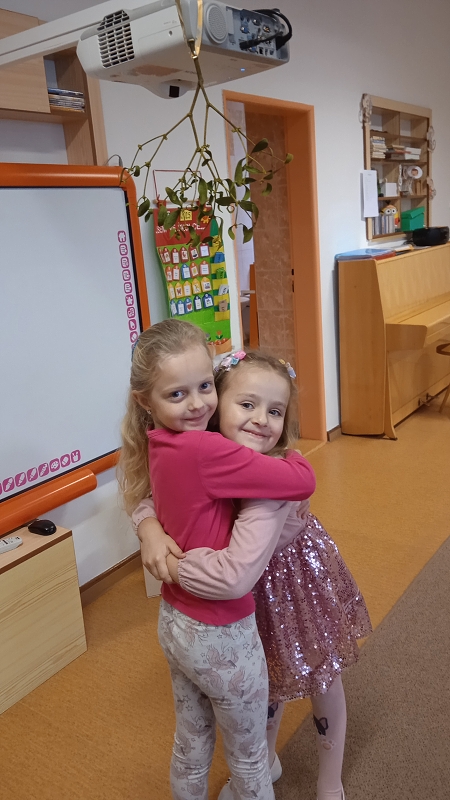 Vánoční zvyky - jmelí, prskavky v Opičkách