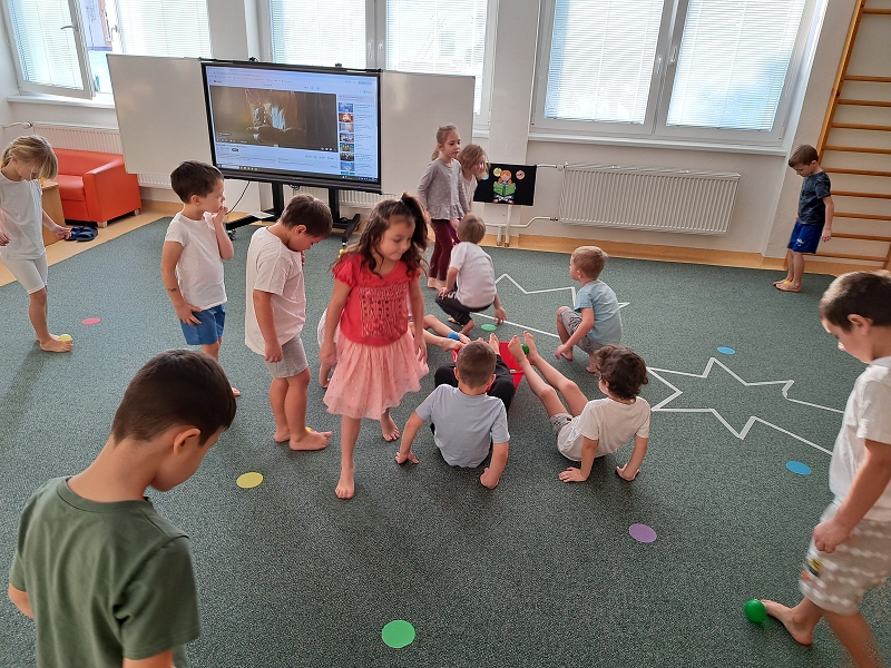 Leden ve třídě Veverek