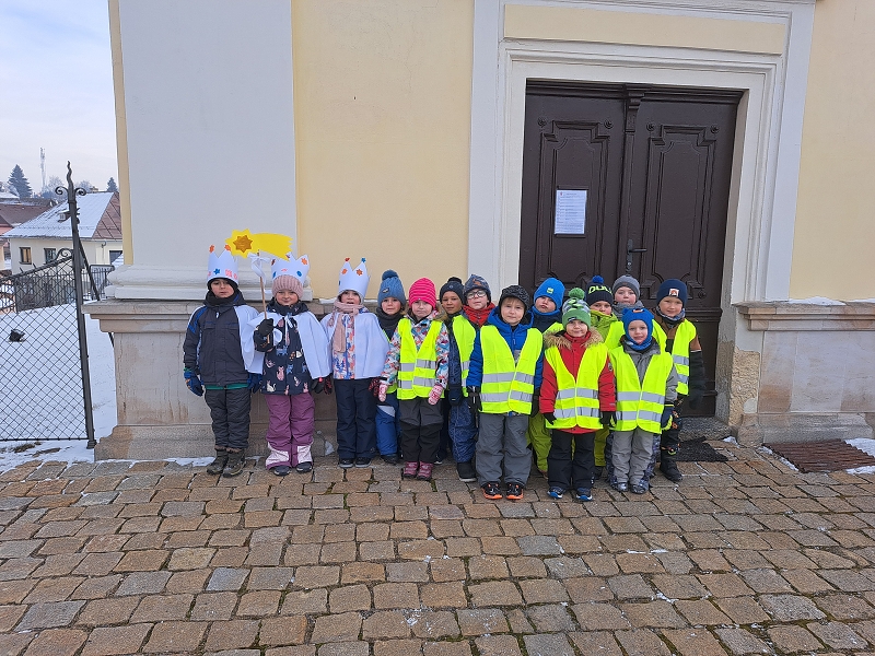 Tři králové ve třídě Veverek