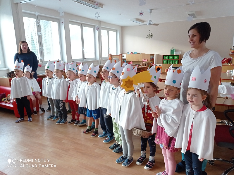 Tři králové ve třídě Veverek