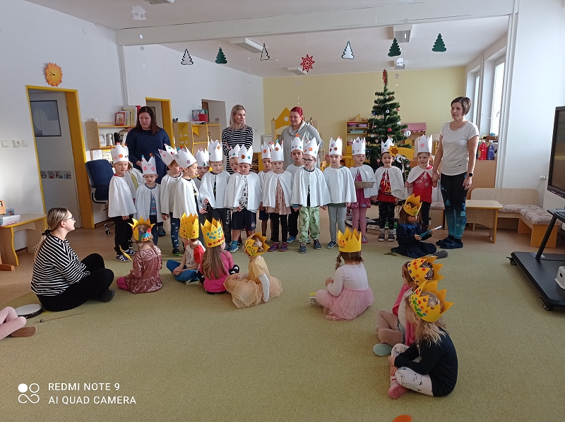 Tři králové ve třídě Veverek