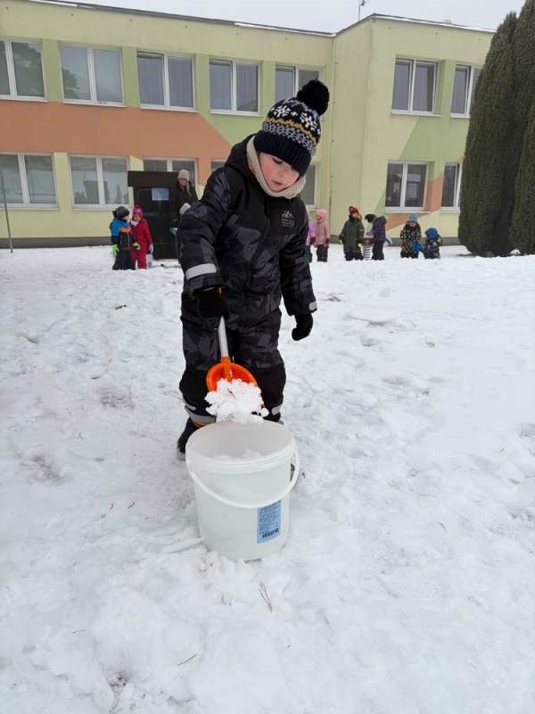 Kočičky na zimní školkiádě