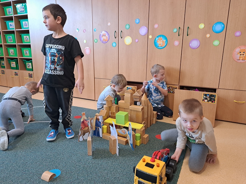 Zimní hrátky ve třídě Veverek