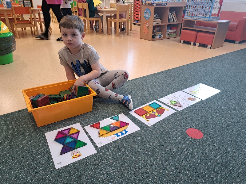 Zimní hrátky ve třídě Veverek