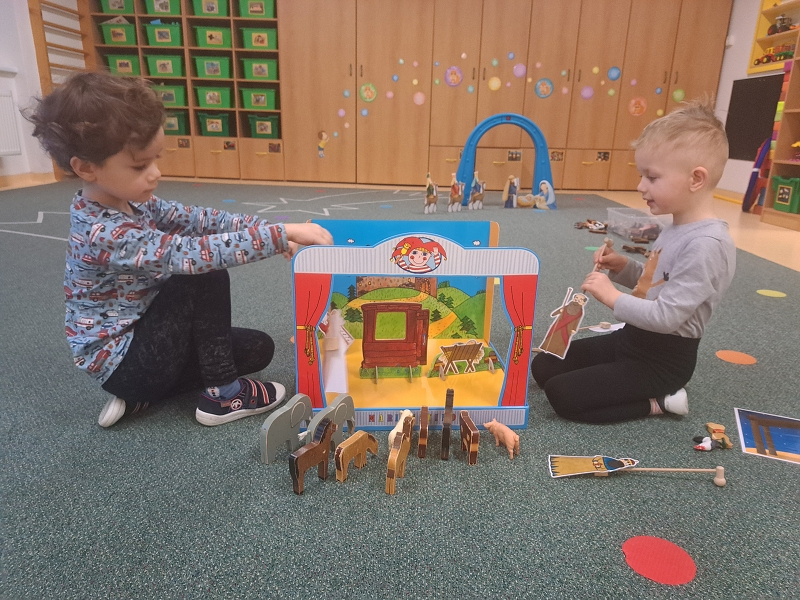 Zimní hrátky ve třídě Veverek