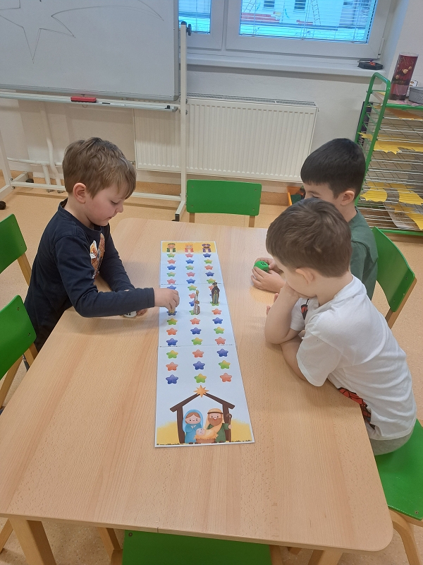 Zimní hrátky ve třídě Veverek