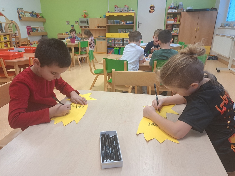 Zimní hrátky ve třídě Veverek