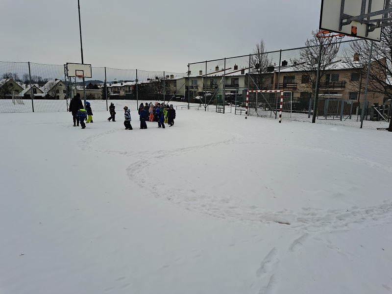 Zimní hrátky ve třídě Veverek