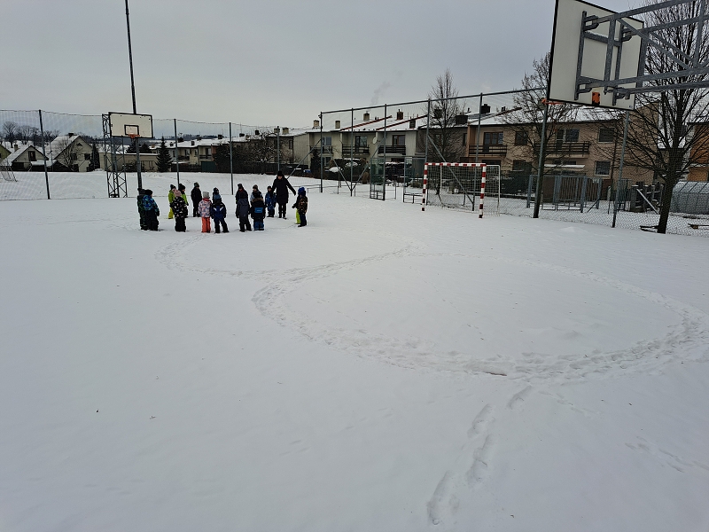 Zimní hrátky ve třídě Veverek