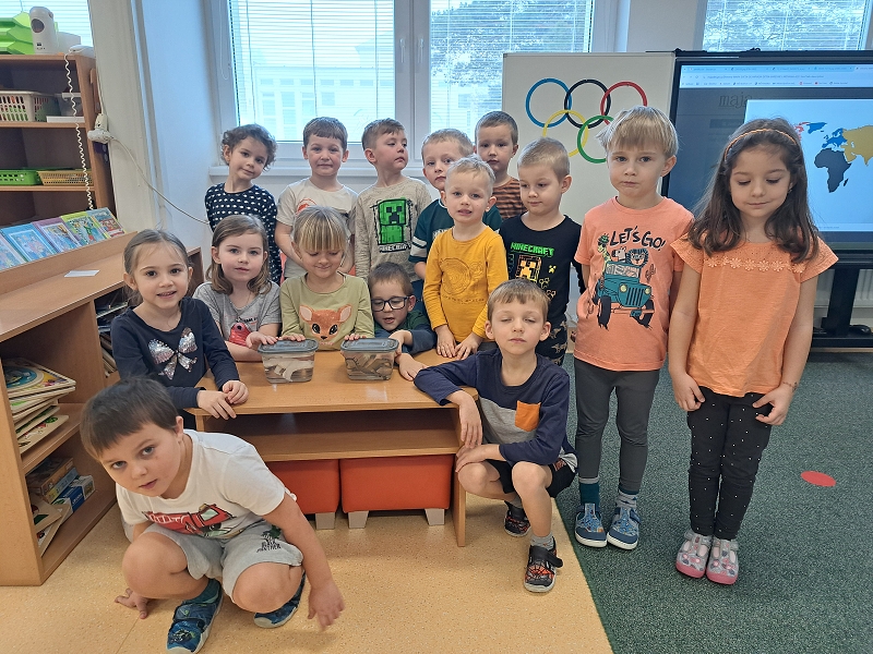 Zimní hrátky ve třídě Veverek