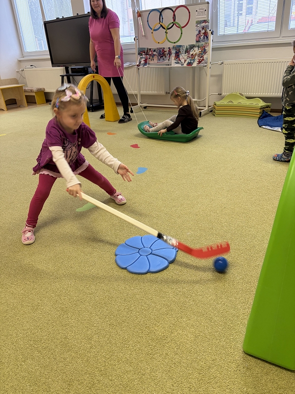 Zimní olympiáda ve třídě Kočiček