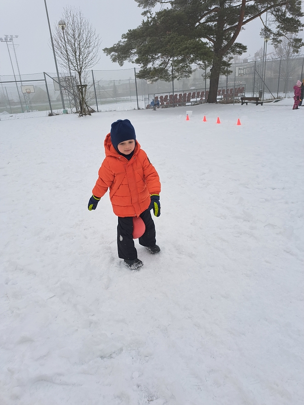 Zimní školkiáda třídy Veverek