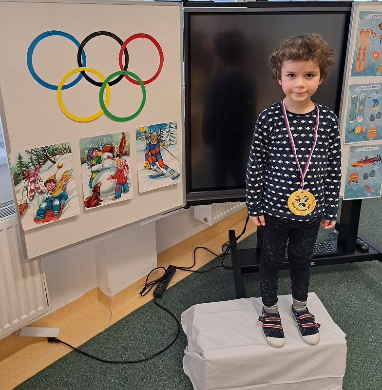 Zimní školkiáda třídy Veverek