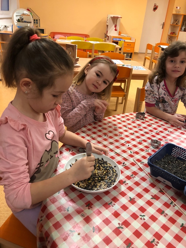 Opičky a téma Ptáčci