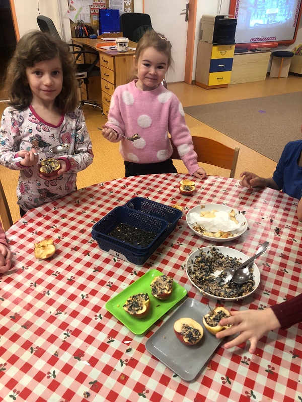 Opičky a téma Ptáčci