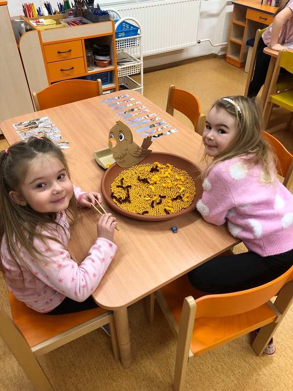 Opičky a téma Ptáčci