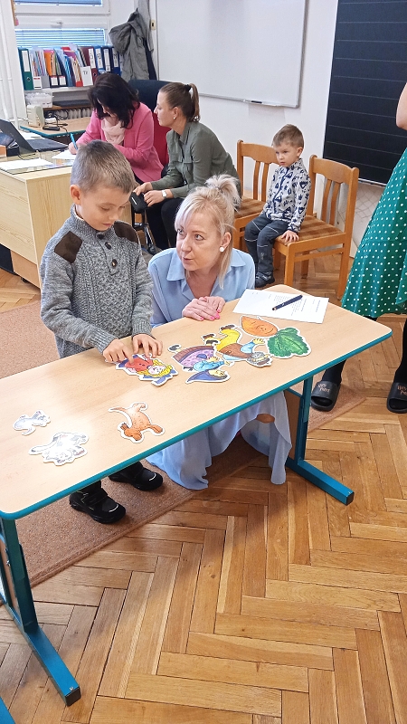 Předškoláčci na zápise