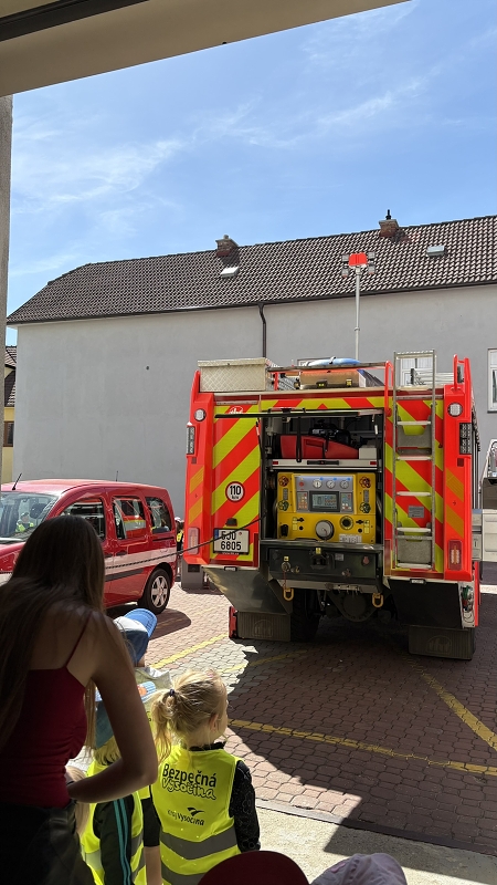 Návštěva Hasičů