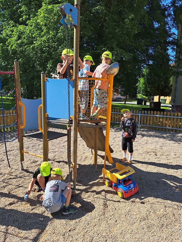 Výlet vlakem se třídou Veverek
